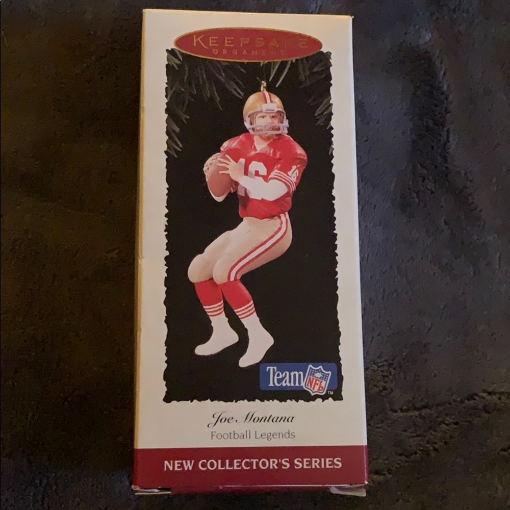Hallmark Collectors Series Joe Montana Football